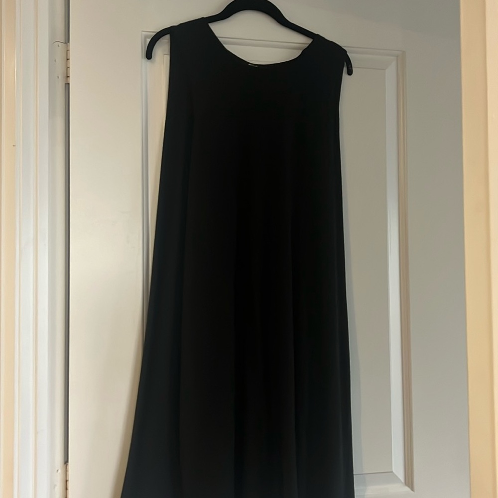 Christies silk and cashmere blend a line  dress
